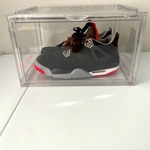 Acrylic Shoe Storage with Magnetic Doors/Stackable